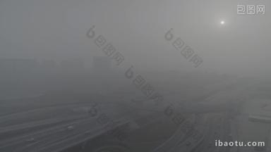 北京大雾霾天